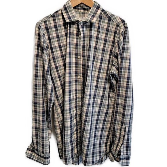 Mizzen+Main "Fraser" Multi Plaid: Large Tall Trim / Blue - Picture 1 of 4